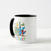 Ich habe auf der STRASSE gelernt Tasse (Vorderseite Links)