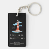Ich habe auf Silver Island Schlüsselanhänger geküh (Rückseite)