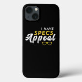 Ich habe Augenbrille Pu mit Specelapplikation Case-Mate iPhone Hülle (Rückseite)
