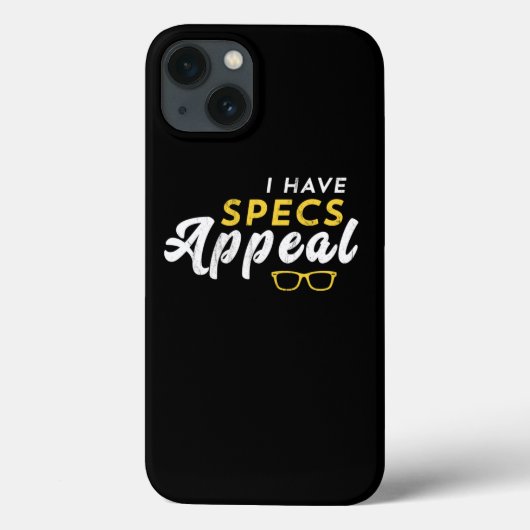 Ich habe Augenbrille Pu mit Specelapplikation Case-Mate iPhone Hülle (Rückseite)