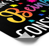 Ich habe Autismus für Kinder Poster (Ecke)