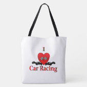Ich habe Auto Racing Tote Tasche (Rückseite)