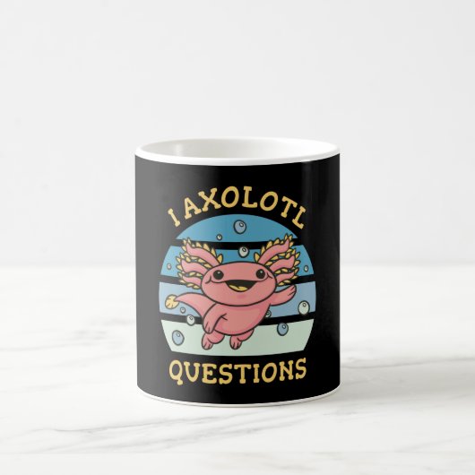 Ich habe axolotale Fragen Kaffeetasse (Mittel)