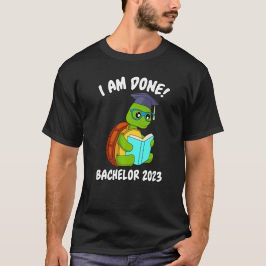Ich habe Bachelor 2023 beendet T-Shirt (Vorderseite)