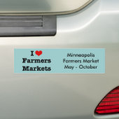 Ich habe Bauern-Märkte gehört Autoaufkleber (Auf Auto)