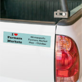 Ich habe Bauern-Märkte gehört Autoaufkleber (Auf Lkw)