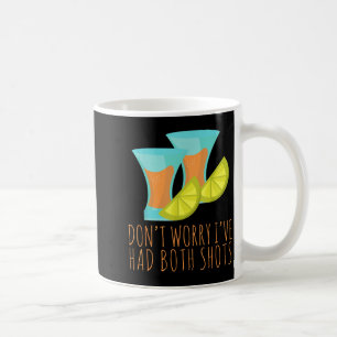 Ich habe beide Spritzen getrunken lustige Impfung  Kaffeetasse