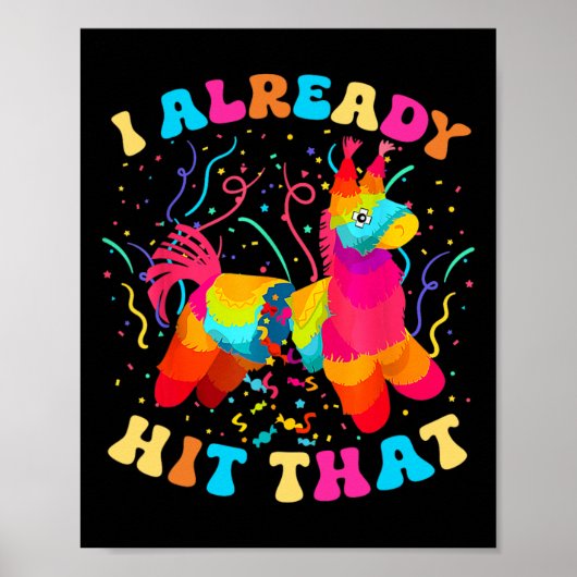 Ich habe bereits getroffen, dass lustige Cinco De Poster (Vorne)