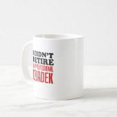 Ich habe Berufliche Dziadek nicht nachgemacht Kaffeetasse (Vorderseite Links)