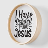 Ich habe beschlossen, Jesus zu folgen, einfache Ty Uhr (Winkel)
