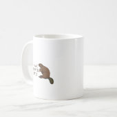 Ich habe Biberfieber Kaffeetasse (Vorderseite Links)