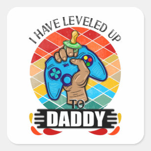 Ich habe bis zu Daddy gesunken Quadratischer Aufkleber