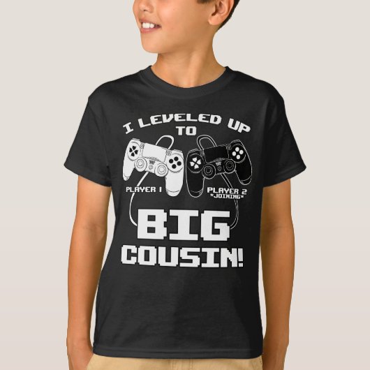 Ich habe bis zu einem großen Cousin Gaming Control T-Shirt (Vorderseite)