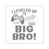 "ICH HABE BIS ZUM GROSSEN BRO AUFGEHOBEN! GUMMISTEMPEL (Prägung)