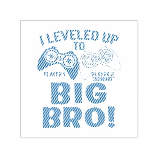 "ICH HABE BIS ZUM GROSSEN BRO AUFGEHOBEN! PERMASTEMPEL (Design)