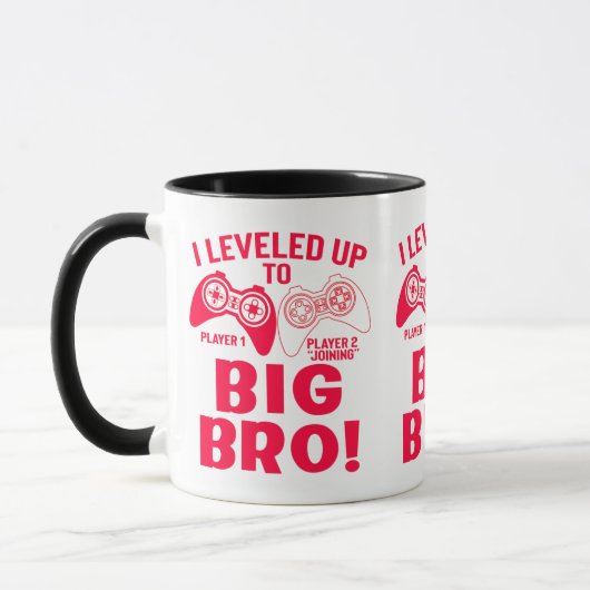 "ICH HABE BIS ZUM GROSSEN BRO AUFGEHOBEN! TASSE (Links)