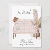 Ich habe Boho Chic Elegant Wohnzimmer Moving beweg Ankündigung (Vorderseite)