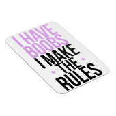 Ich habe Brüste, Regeln zu machen Magnet (Rechte Seite)