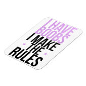 Ich habe Brüste, Regeln zu machen Magnet (Linke Seite)