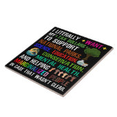 Ich habe buchstäblich meine SteuerDollars Gewollt Fliese (Seite)