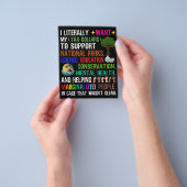 Ich habe buchstäblich meine SteuerDollars Gewollt Flyer (Gruppe)