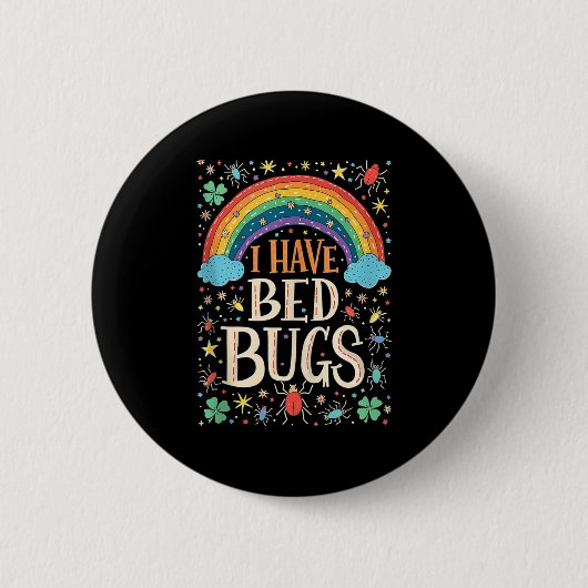 Ich habe Bugs Funny Retro Offensive ungeeignet Button (Vorderseite)