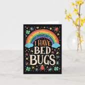 Ich habe Bugs Funny Retro Offensive ungeeignet Karte (Gelbe Blume)