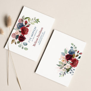 Ich habe Burgundy Botanische Flora übertragen Ankündigung
