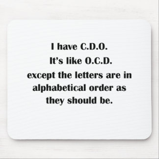 Ich habe CDO Mousepad
