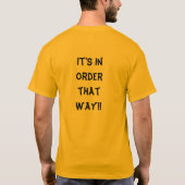 Ich habe, CDO… T-Shirt (Rückseite)