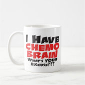 Ich habe Chemo Brain Kaffeetasse (Links)