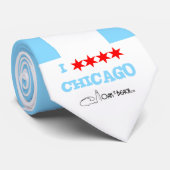 Ich habe Chicago-Krawatte in der Hauptrolle Krawatte (Gerollt)