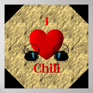 Ich habe Chili Poster gehört
