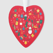 ICH HABE CHRISTMAS HERZ ORNAMENT (Vorderseite)