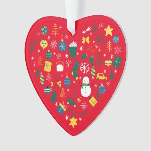 ICH HABE CHRISTMAS HERZ ORNAMENT (Vorderseite)