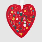 ICH HABE CHRISTMAS HERZ ORNAMENT (Vorderseite)