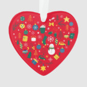 ICH HABE CHRISTMAS HERZ ORNAMENT (Rückseite)