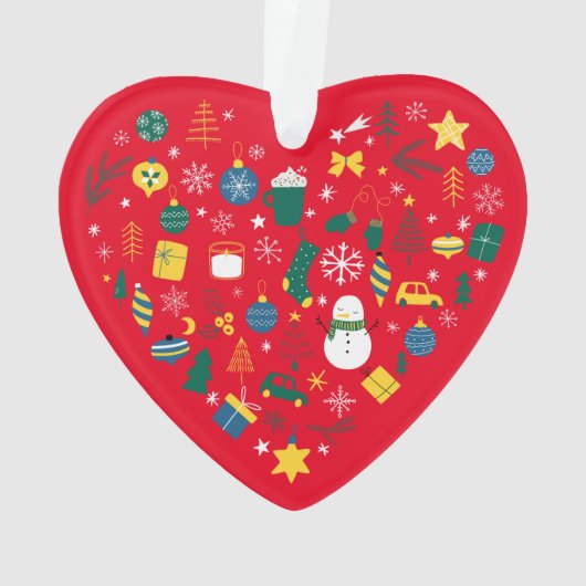 ICH HABE CHRISTMAS HERZ ORNAMENT (Rückseite)