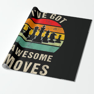 Ich habe coole Moves Schachspieler Geschenkpapier