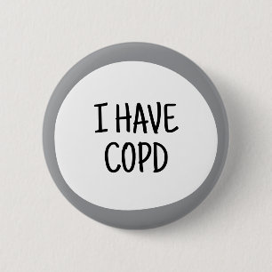 Ich habe COPD, Asthma Unsichtbare Behinderungen Aw Button