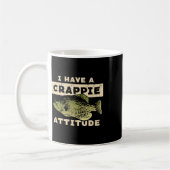 Ich habe Crappie Attitude Fish Funny Fish Men Wom Kaffeetasse (Links)