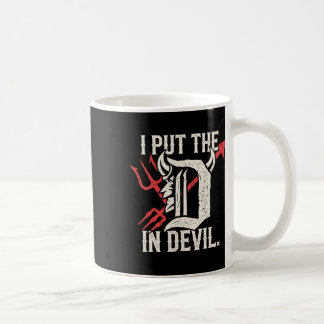 Ich habe D in Teufel stecken Match ein paar lustig Kaffeetasse