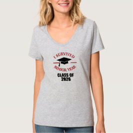 Ich habe das Abschlussjahr Klasse von 2026 bestand T-Shirt