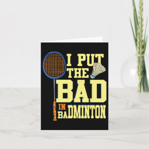 Ich habe das Bad in Badminton 2 gelegt Karte