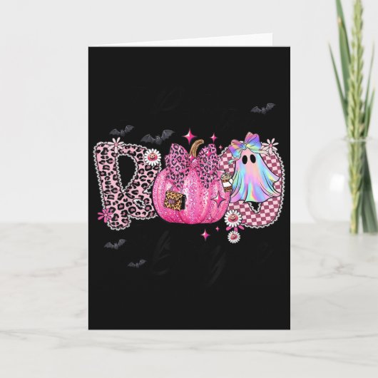 Ich habe das Boo in Boujee Funny Leopard Boujie Gh Karte (Vorderseite)