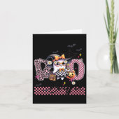 Ich habe das Boo in Boujee süßer Geist Leopard Bou Karte (Vorderseite)