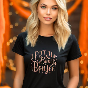 Ich habe das Buch in Boujei - Gold Glitzer hallowe T-Shirt