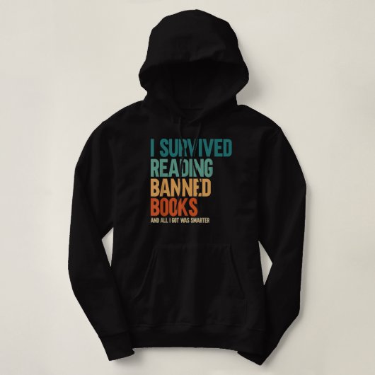 Ich habe das Buch "Verbotene Bücher" über Bookaho  Hoodie (Design vorne)