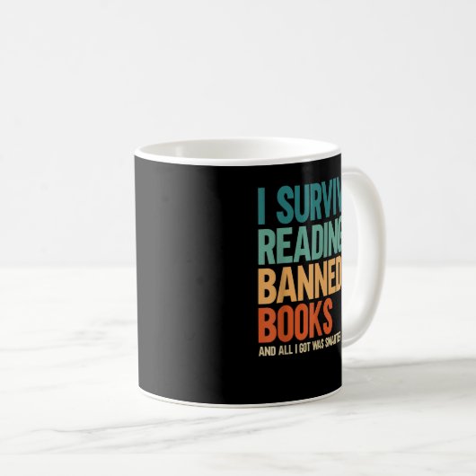 Ich habe das Buch "Verbotene Bücher" über Bookaho  Kaffeetasse (VorderseiteRechts)