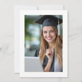 Ich habe das Foto der IT-Computer-Science-Graduati Einladung (Rückseite)